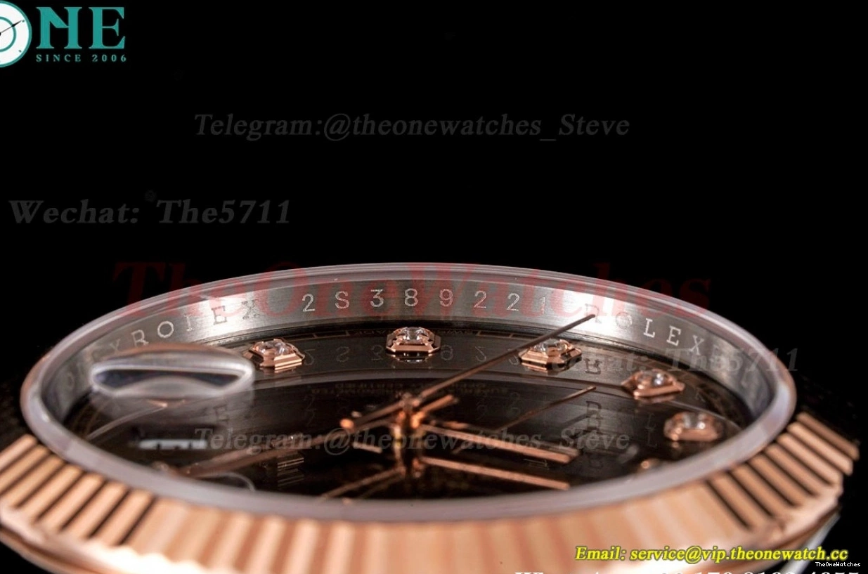 41mm Datejust Dia King Brown SS RG Jubilee 126331 904L VR3235 0104